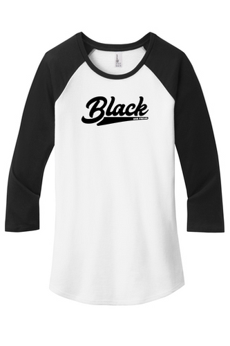 Black and Proud Baseball T-shirt